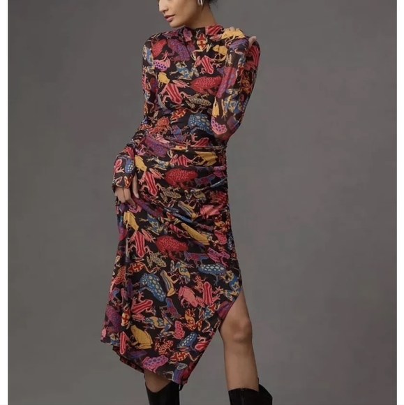 Farm Rio Mesh Jungle Dress - Picture 9 of 9